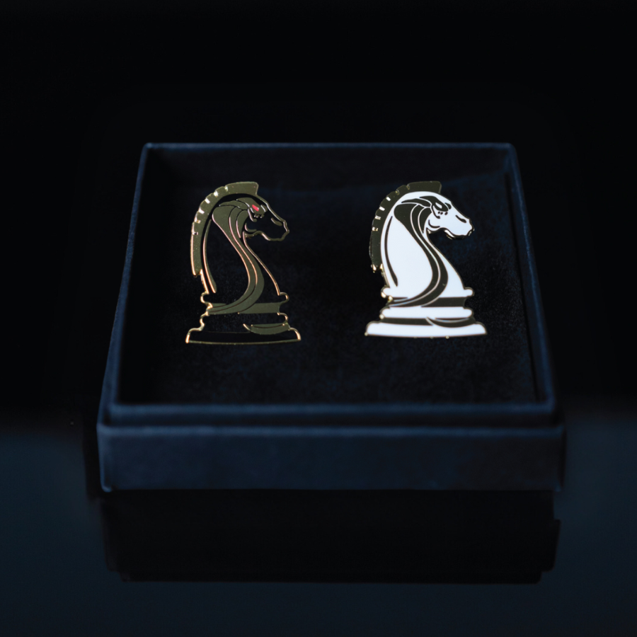 Both Knight Pins in box