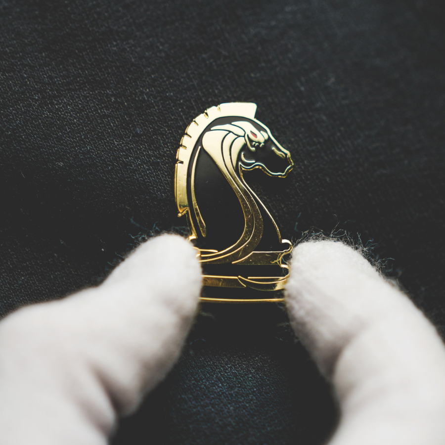 Black Knight Pin fingers