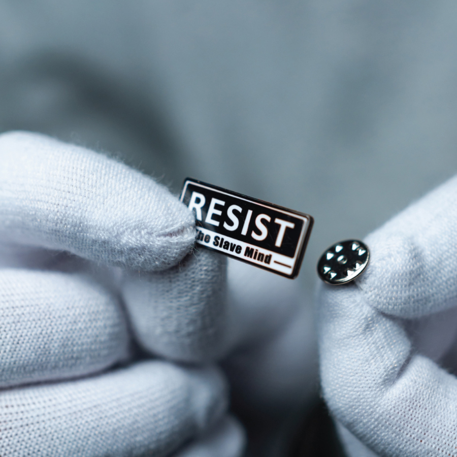 Resist Pin Hand