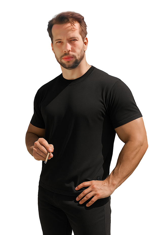 Legacy Oversized Tee - Black