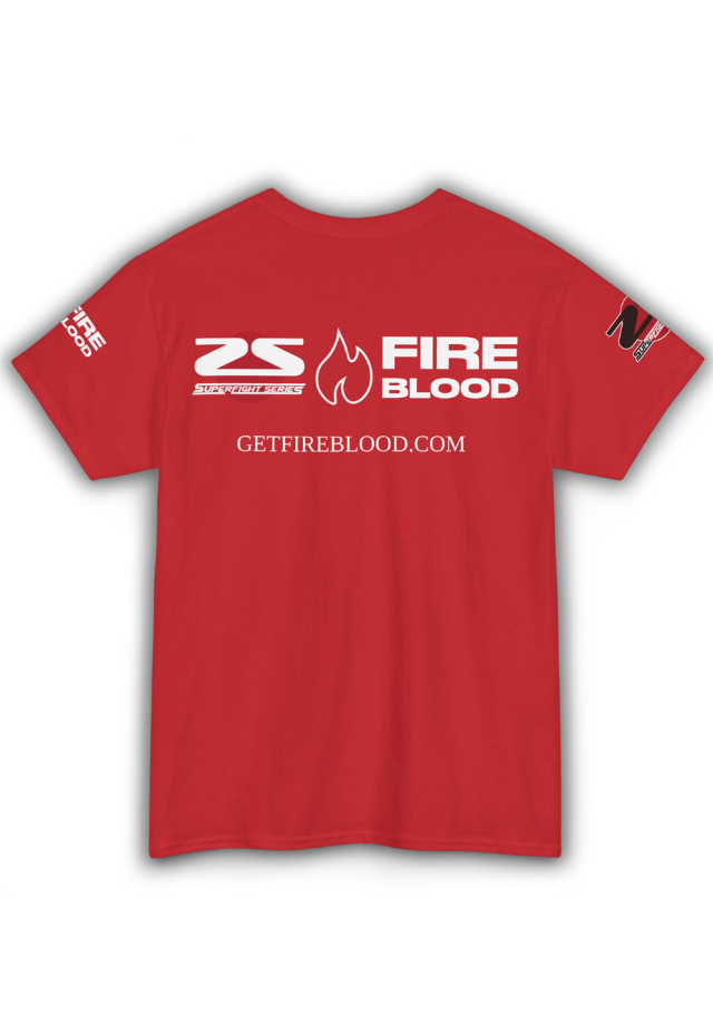 Super Fight Series x FIREBLOOD Fight Tee - Image 7