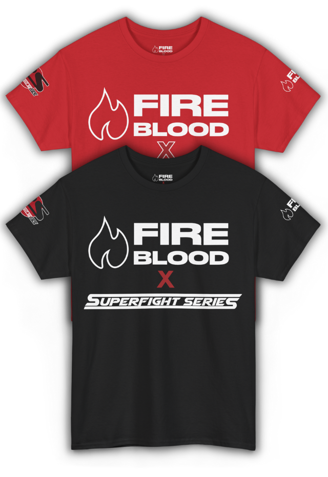Super Fight Series x FIREBLOOD Fight Tee
