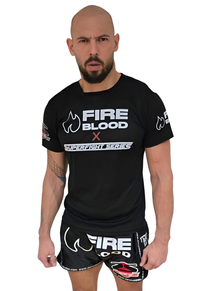 Super Fight Series x FIREBLOOD Fight Tee - Image 2