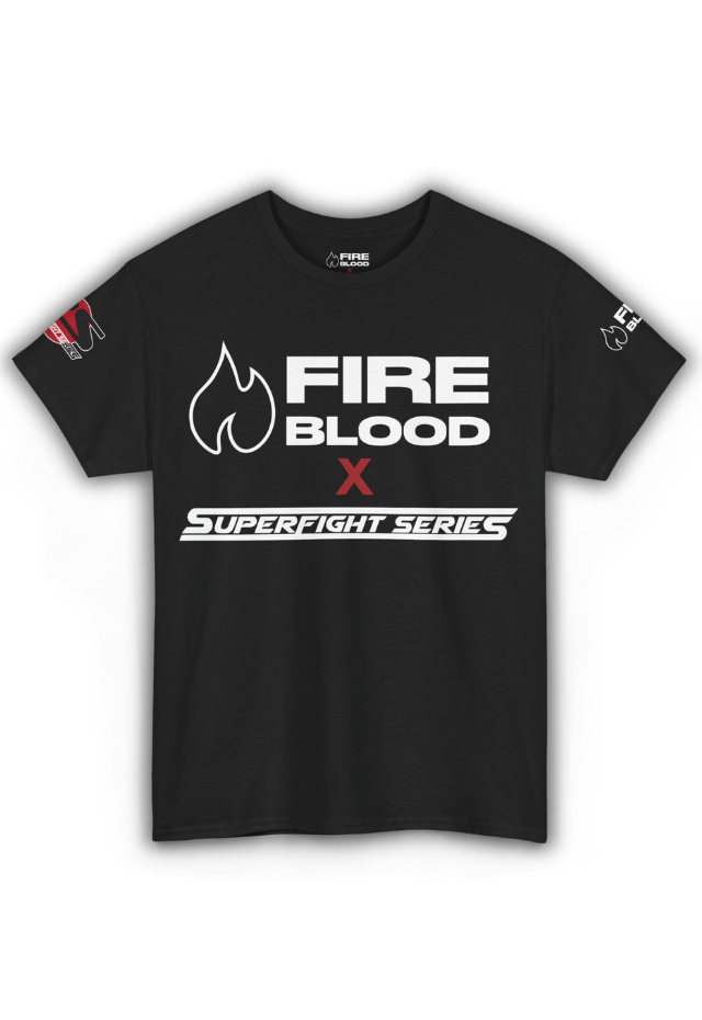 Super Fight Series x FIREBLOOD Fight Tee - Image 8