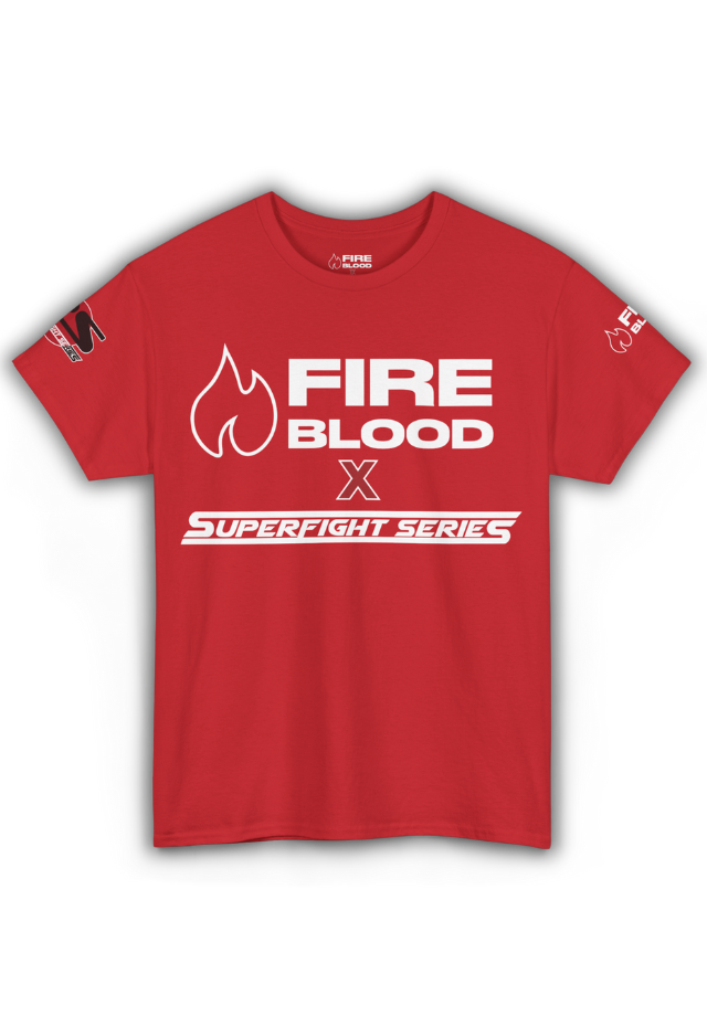 Super Fight Series x FIREBLOOD Fight Tee - Image 3